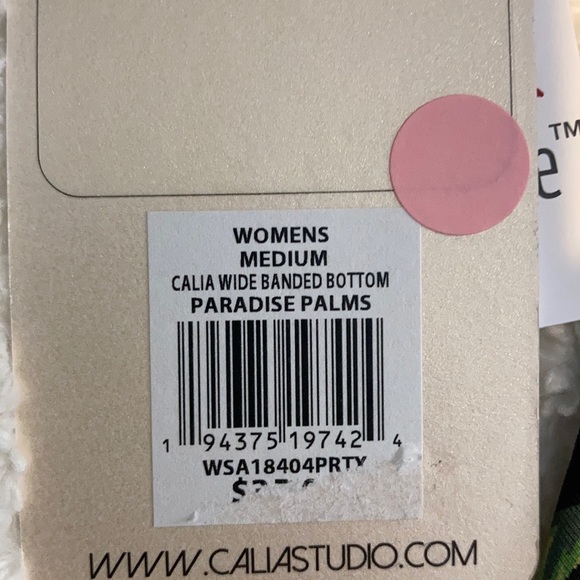 NWT Calia bikini bottom paradise palm - Picture 3 of 4